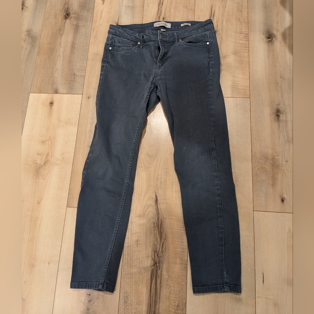 Calvin Klein Jeans Ankle Skinny Slate Blue Jeans